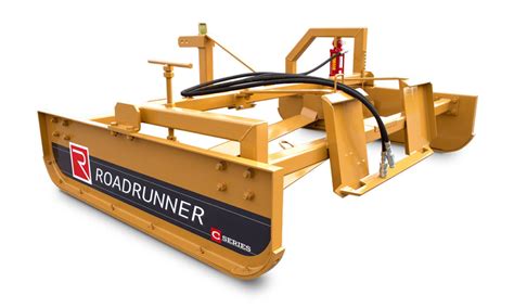 skid steer gravel bucket|grader attachment for skid loaders.